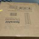 SpaceAid 9 Tier Rotating Shoe Rack Tower, Spinning Shoe Display Lazy Susan, Revolving 360 Shoe Rack Storage Round Carousel, Vertical Handbag Rotate Shoes Closet Organization (9-Tier White) (9 Tier (23.2"W x 80.7"H))