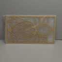 Resama 3 Pcs Lotus Flower Wall Art Decor Metal Mandala Wall Decor Unique Lotus Flower Wall Art for Living Room, Bedroom, Office and Yoga Room Hanging Decor(Gold,Large) (43L" x 22W")