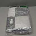 Checkered Rug 2x3 Washable Soft Rug Low-Pile Boho Rugs for Living Room with Non-Slip Backing for Bedrooms, Classroom, Dining Room, Office, Kids Playroom (Grey and White)