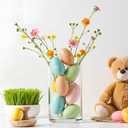 24/16/36 Pcs Easter Speckled Eggs, 2.4" Multi Colors Plastic Eggs for Easter Decorations, Pastel Easter Decor,Bowl & Vase Filler, Easter Basket Filler and Spring Table DIY Decor