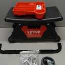 VEVOR Mechanic Stool 300 LBS Capacity Garage Stool Gift for Men, Heavy Duty Rolling Mechanics Seat, with Three Slide Out Tool Trays and Drawer, Tools for Automotive Auto Repair