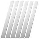 6 Pieces 1/8" (3mm) x 1" (25mm) Square Aluminum Flat Bar 12" Long Length 6061 Aluminum Flat Plate General Purpose Plate, T6511 Solid New Mill Stock