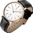 BEN NEVIS Watch, Mens Watch, Minimalist Fashion Simple Wrist Watch Analog Date with Leather Strap