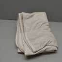 fuguitex Waterproof Dog Blanket Bed Cover Dog Crystal Velvet Moroccan Fuzzy Cozy Plush Pet Blanket Throw Blanket for Couch Sofa(40 * 60 inch, Cream+Beige)