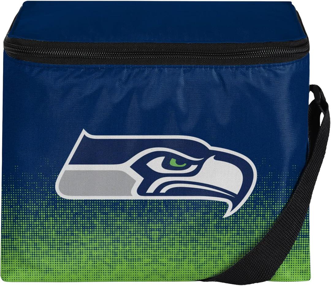 FOCO NFL Unisex Gradient Print Lunch Bag Coolergradient Print Lunch Bag Cooler, Seattle Seahawks, Standard