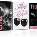 3Pcs Trendy Pink Preppy Canvas Wall Art Fashion Cat Disco Ball Cherry Posters Prints Funky Y2k Wall Decor Pictures for Girly Bedroom Apartment Dorm Decorations Ready To Hang