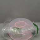 12 Inch Large Cake Carrier with Lid and Handle for 12" Round 7" High Cake Adjustable Plastic Pies Carrier Portable Cupcakes Transport Container for Cookies Pizza and More(Pink)