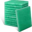 Dreyoo 12 Pack 2.5cm Thickened Dryer Filter Replacement, Compatible with Bettervent Indoor Dryer Vent, Double Sided Use Per Filter for Dryer Vent Kit, Polyester Dryer Vent Filters for Electric Dryers