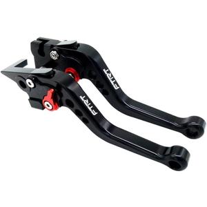 Short Brake Clutch Levers Compatible with Ninja 650R ER-6F ER-6N 2009-2016/ Ninja 400R 2011/ VERSYS 650 2009-2014: Black