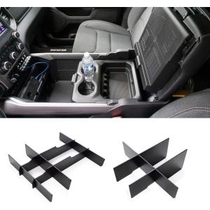 Jaronx Lower Center Console Organizer For 2019-2026 Dodge RAM 1500 and 2019-2026 RAM 2500/3500,Front Center Divider+ Rear Lower Divider (NOT for Classic, Longhorn, Limited, TRX) Jaronx Lower Center Console Organizer For 2019-2026 Dodge RAM 1500 and 2019-2026 RAM 2500/3500,Front Center Divider+ Rear Lower Divider (NOT for Classic, Longhorn, Limited, TRX)