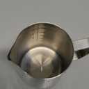 CASABREWS CASMP350 Milk Frothing Pitcher, Stainless Steel Steaming Pitcher with Sharp Spout, 350ml (12oz) Milk Frother Cup for Cappuccino or Latte Art, Espresso Machine Accessories for Barista