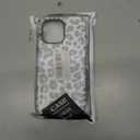 Cute Leopard Case for iPhone 16 Pro Max, Aesthetic Leopard Cheetah Pattern Design for Women Girls, Hybrid 2 Layer Hard Shell and Soft Silicone Protective Shockproof Frosted Phone Case, Gray