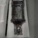 Christmas Village Buildings Snow Globe Lantern Water Glittering Snowman Family with Music & Timer, USB Lined/Battery Operated Lighted Lantern for Christmas Festival Decoration Gifts (11.6'' Xmas Village)