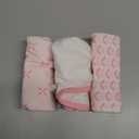 3-Pack Organic Baby Swaddle Sleep Sacks - Swaddles for Newborns, Infant 0-3 Months, Baby Girls, Boys, Soft & Snug Newborn Sleep Sack, Nursery Swaddling Blankets (Blossom) (One Size)