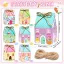 MKLTUHGDG 24 Pcs Easter Treat Boxes Mini Easter Party Favor Boxes Gift Bags Easter Parties Supplies for Party Favors Goodies Cookies Treats Candies Meals Lunch