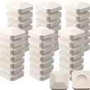 50 Pcs Barbecue Ceramic Briquettes Gas Grill Ceramic Bricks Replacement Parts Reusable BBQ Bricks Evenly Heated Gas Grill Briquettes for Baker Chef, 2 x 2 Inches