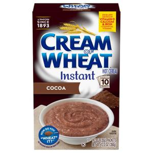 Cream of Wheat Instant Hot Cereal, Cocoa, 1.23 Ounce, 10 Packets (EXP 05/15/27)