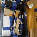 Amazon Basics Wooden Bar Stool with Backrest 24", Black, Set of 2