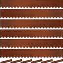 6 Pack Steel Lawn Edging, Pre-Rusted Cor-Ten Steel Landscape Edging, 40 inch Strips, 8 inch Depth, 20FT Total Metal Divider for Lawn, Garden, Flowerbed(8'' x 40''(Pre-Rusted))