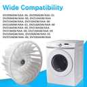 DC67-00180B Blower Wheel Fan Replacement for Dryer - Compatible with sums-ung Select Models, Replace DC67-00180A, PS4212790, AP5324177, or 2310018, Durable ABS Plastic