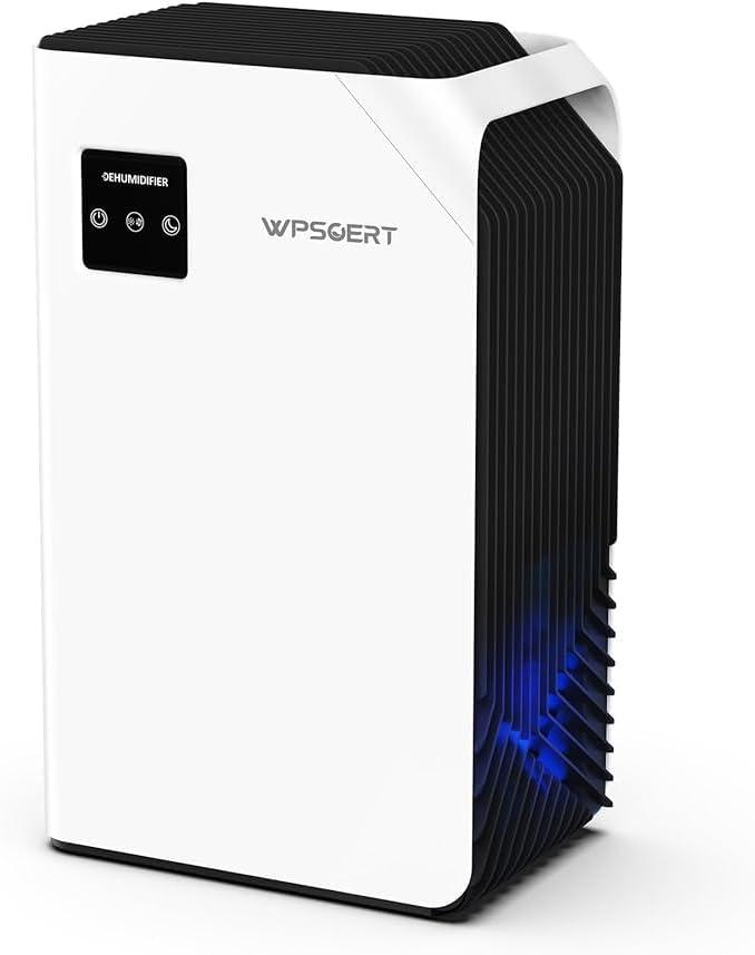 1000 sq.ft Dehumidifier, 88 oz Water Tank, Quiet Dehumidifiers for Home, Portable Dehumidifier for Bedroom, Bathroom, Basement, RV, Closet, 7 Colors LED Lights, Auto Shut Off, Drain Hose