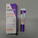 CeraVe Skin Renewing Vitamin C Eye Cream, Vitamin C, Hyaluronic Acid, Ceramides & Caffeine, Under Eye Cream For Dark Circles and Puffiness, Fragrance Free & Ophthalmologist Tested, 0.5 Fl. Oz