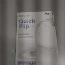 Jool Baby Quick Flip Toilet Seat, Built-in Potty & Splash Guard (Elongated)