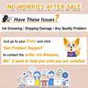 Koala Printable Glossy Sticker Paper for Inkjet Printer, White, 8.5x11 Inch Self-Adhesive Photo Sticker Printer Paper, (120 Sheets)