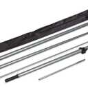 Vispronet Premium Large Feather Flag Pole Set  Swooper Flag Pole Set Includes (5) Poles, (1) Carrying Bag  Fits 2.6ft x 11.2ft Feather Flags (No Flag Included, Pole Set Only)
