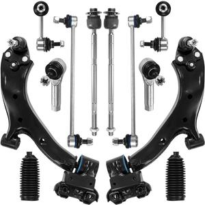 Control Arm, Replacement For Control Arm with Ball Joint Tie Rod Boots Sway Bar End Link Suspension Kit Compatible With 2007-2011 Honda CR-V - 12 Pcs