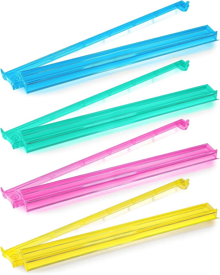 Mahjong All-in-One Tile Rack & Pusher4 Colors Acrylic Mahjong Rack and Pusher ComboModern Mahjong Racks with Built-in PushersSet of 4