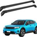 VERBANA Roof Rack Cross Bar Compatible with Honda Prologue 2024 with Lock Aluminum Cross Bars Lockable Crossbar Luggage Rack for Rooftop Cargo Carrier Luggage (Black) (Touring)