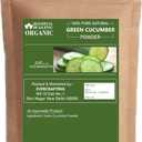 Blessfull Healing Organic Green Cucumber Powder 100% Pure Natural 200 Gram / 7.05 oz, BBD 06/19/2028