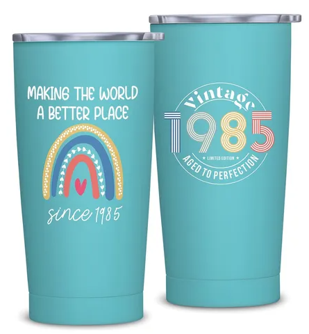 20oz Tumbler with Lid Double Wall Vacuum Insulated Travel Coffee Mug