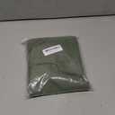 Nanspring Olive Green Linen Curtains 30 Inch Length Short Kitchen, Semi Sheer Light Filtering Panels Back Tab and Rod Pocket Cafe Drapes for Half Window 26 x 30 Inch,2 Panels (Loden)