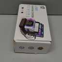 CREATIVE DESIGN 50W 6 Ports Multi Charger Station with 6 Charging Cables, USB Charging Dock for Multiple Devices, Compatible with Cellphone iPad Kindle Tablet and Other Electronic Devices (Black)