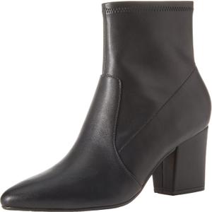 Amazon Essentials Women's Fitted Stretch Ankle Boots with Block Heel