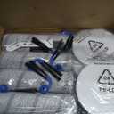 20 Pcs Accessories kit for Ecovacs Deebot X11 OmniCyclone, 2 Main Brush 4 Roller Mop 4 Sponge Filter 6 Side Brush 2 HEPA Filter 2 Clean Tool