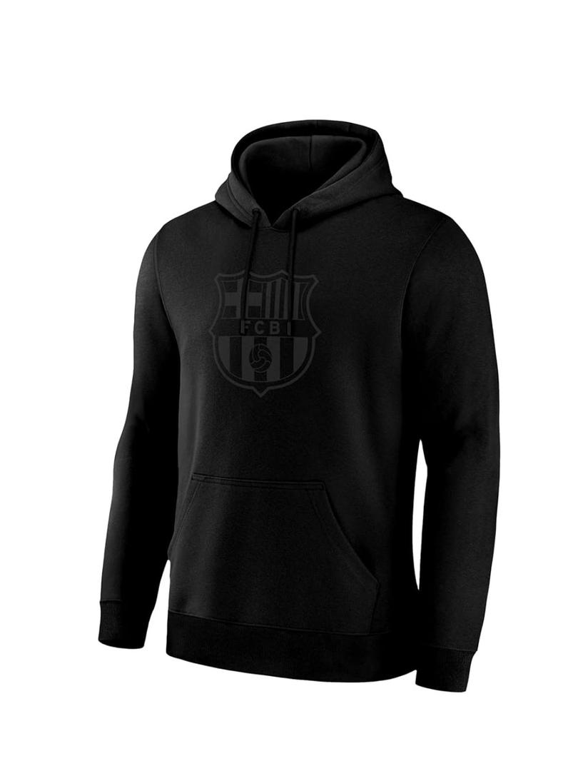 Icon Sports Soccer Blackout Hoodie – Officially Licensed Unisex Adult Long Sleeve Hooded Sweatshirt, S
