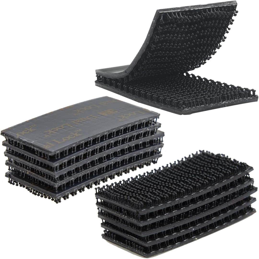 Dual Lock Reclosable Fastener, EZ Pass Holder, 1'' x 2'' Heavy Duty Mounting Tape, 10PCS Reclosable Self Mating Interlocking Tape