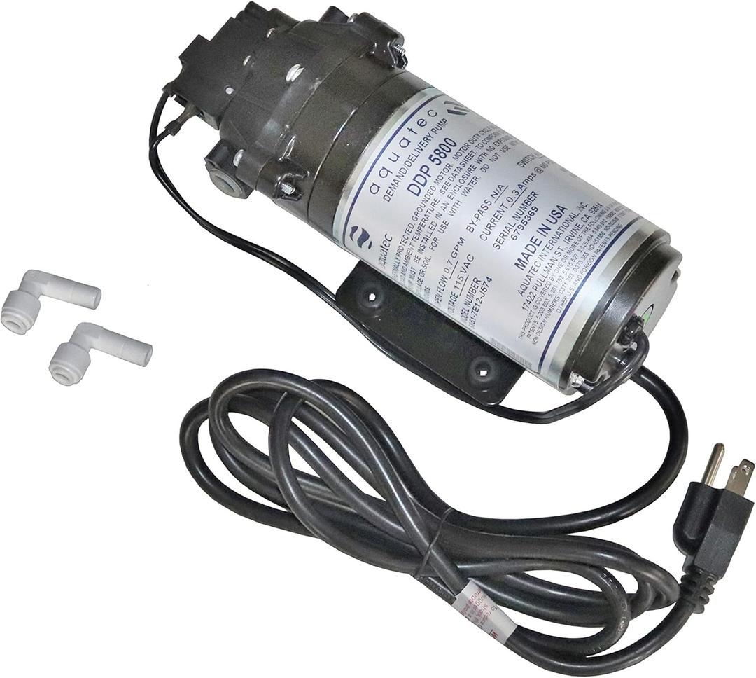 Aquatec 5851-7E12-J574 0.7 GPM 60 PSI 3/8 inch JG 115V Delivery/Demand Pump with Cord