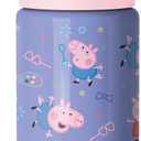 Simple Modern Peppa Pig Kids Water Bottle with Straw Lid | 14oz Insulated Stainless Steel Kids Tumbler & Spill Proof Toddler Cup for School, Girls, Boys | Summit | Peppa Pig Bubbles