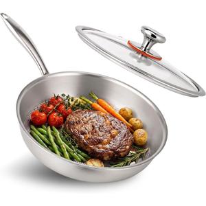 10.23 Inch Titanium Pans for Cooking,Healthy Titanium Cookware