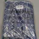 Beeiva Moroccan Entry Rug for Inside House, 2x3 Washable Non Slip Indoor Area Rug for Entryway, Geometric Printed Low Pile Door Mat for Kitchen, Bathroom, Bedroom - Blue