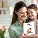 3 x Funny Sheep Mothers Day Card, So Greatful, Humor Sheep Happy Mother's Day Greeting Card with Envelopes, Thank You, Birthday Card for Mom from Daughter, Son (Black)