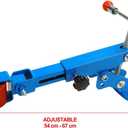 BLACKHORSE-RACING Fender Roller Tool Lip Rolling Reforming Extending Tools Auto Body Light Truck Lip Wheel Arch Roller Flaring Former Heavy Duty for Automobile Maintenance Blue