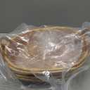 Wicker Basket, 4 Pcs Wicker Bread Baskets Bread Baskets For Serving Small Picnic Basket With Paper Liners For Home, Kitchen, Restaurant