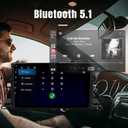 Leadfan Android 12 Car Radio for Toyota Highlander 2014-2019 Stereo with Apple CarPlay Android Auto, 10.1 Inch IPS Touch Screen Audio Receiver with Bluetooth WiFi GPS Navigation Rear Camera SWC