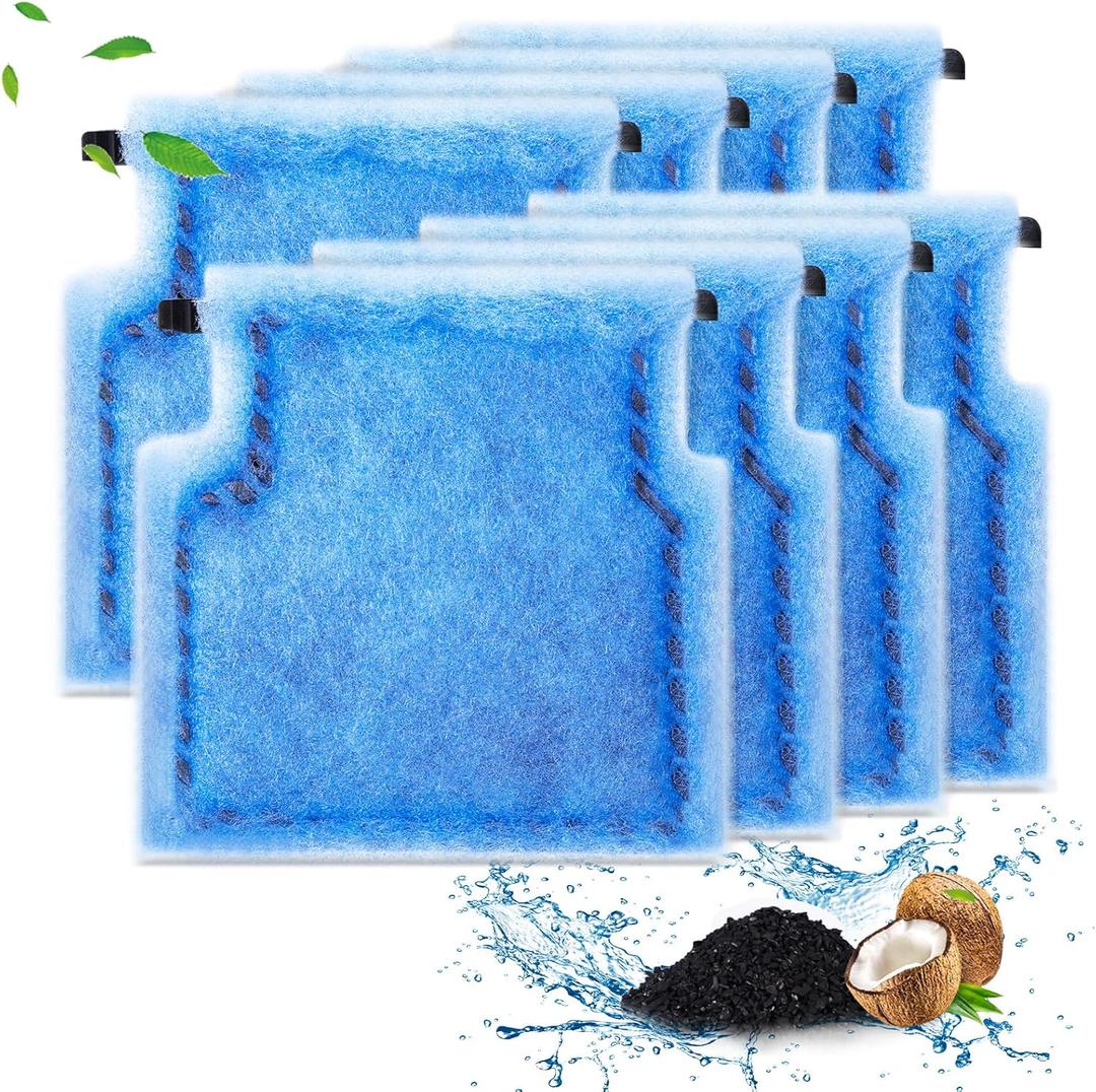 Umlecoa 8/16/32 Pack Rite-Size A Filter Cartridges Compatible with MarineLand Penguin Power Filters 75 & 100 - Rite-Size A Replacement Filter Cartridges Compatible with MarineLand Penguin Power Filter