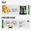 RX WELD Oxygen Regulator Welding Gas Gauges CGA 540 Inlet Oxy for V-Style Torch Cutting Kit, PC-Handle